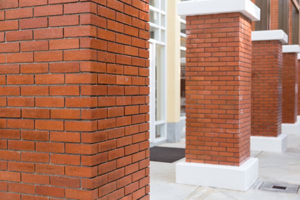 Brick Column Repair in Livonia
