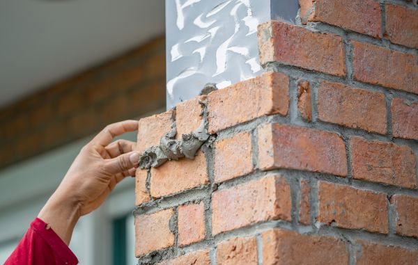 Brick Pillar Repair in Livonia