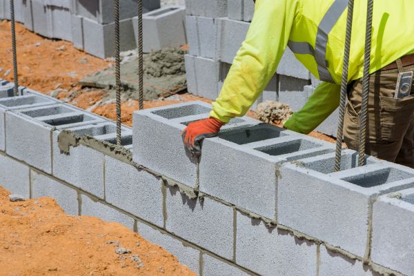 Concrete Blocks Installation in Livonia
