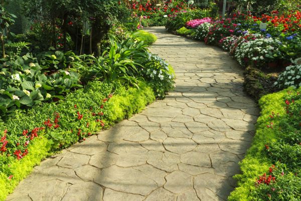 Stone Pathway Repair in Livonia