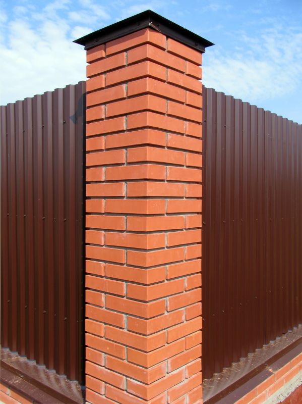 Brick Columns Installation detail